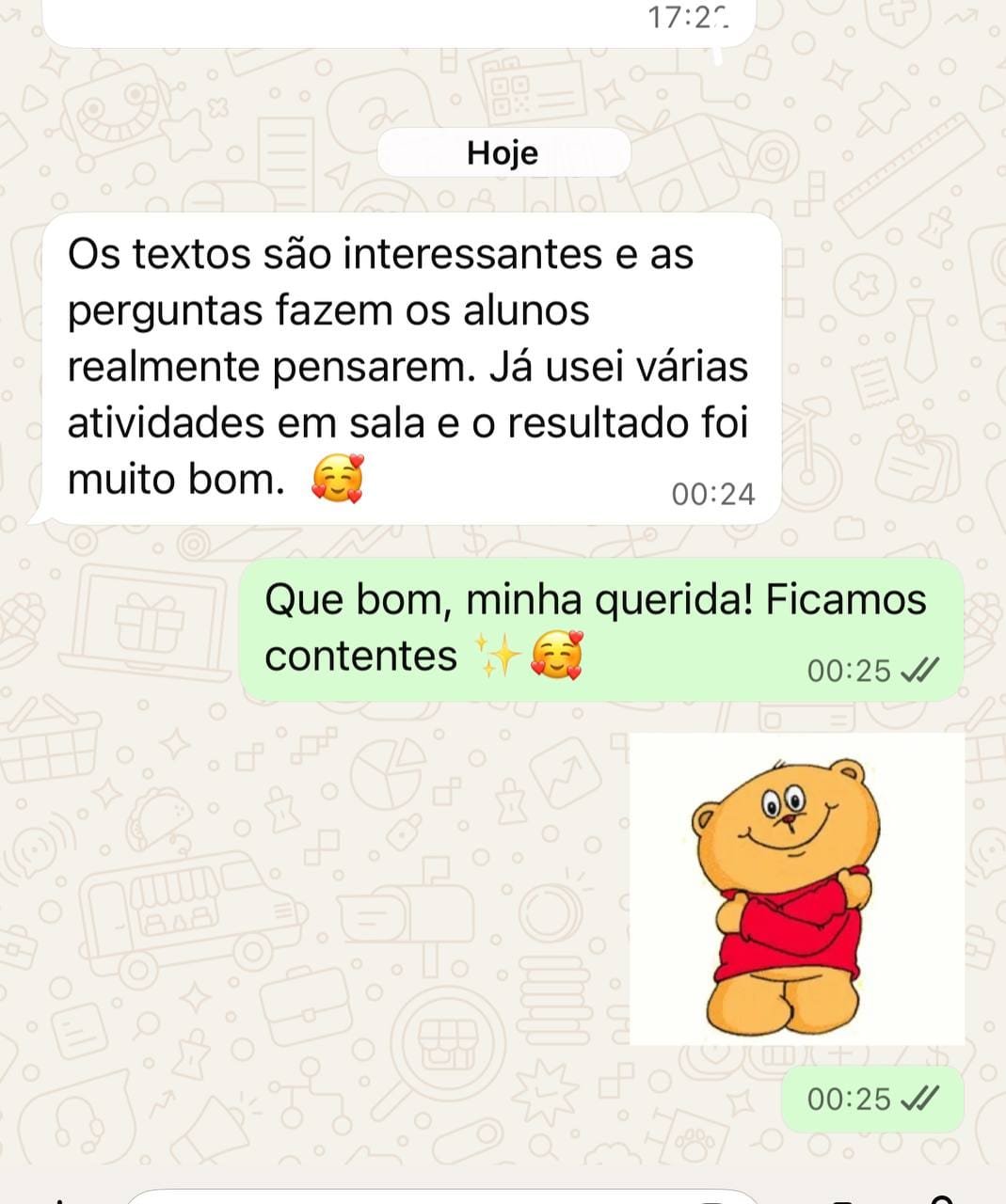 Depoimento de professora 3